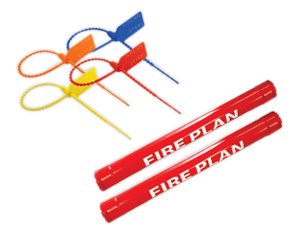 Nylon Seals & Fire Plan Holder